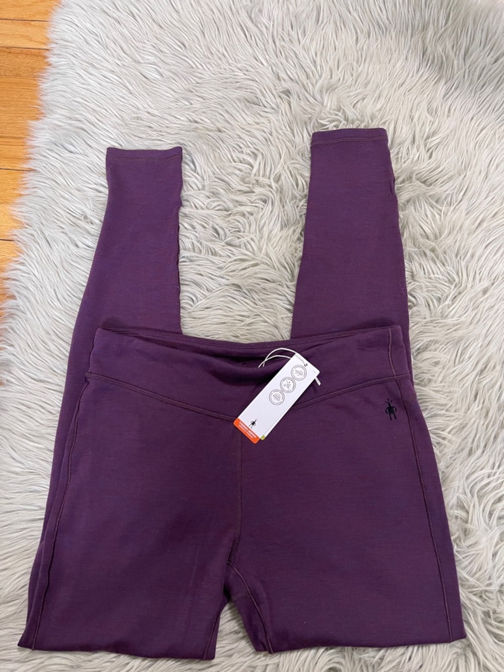 Smartwool purple iris layer bottoms - Picture 2 of 7